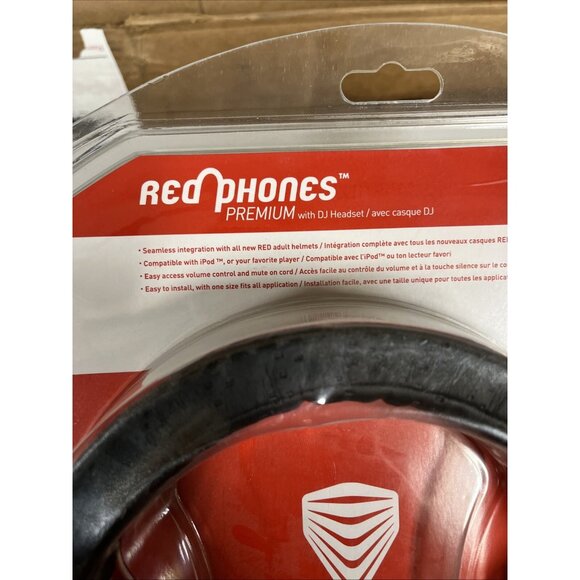Red Redphones Premium Dj Headphones Black Brand New! - Picture 2 of 8